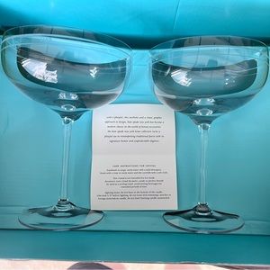 Lenox Kate Spade Wedding Coupe Glasses- Mr & Mrs
